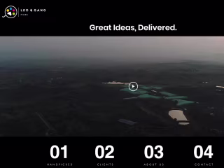 Video Production Company | Portfolio Website Development