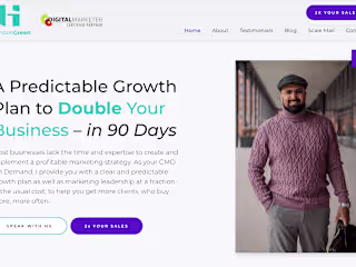 Hamoon Green | Digital Marketer Portfolio - Wordpress