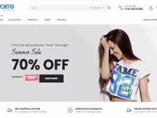 E-commerce Website with Responsive Design
