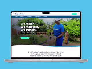 Website re-design and Webflow development for Beyond Water