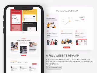 Full UI/UX redesign for a marketing brand (In development)