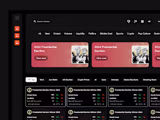 Election dashboard section