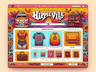 Hippie Ville - A storefront for retro merch