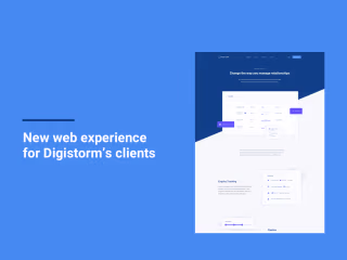 Digistorm’s new website — Bárbara Rezende