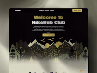 HIKEHUB Website Template