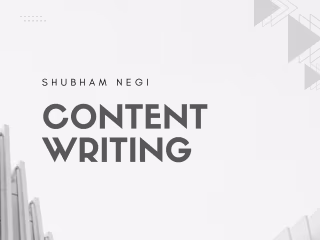 Content Writing