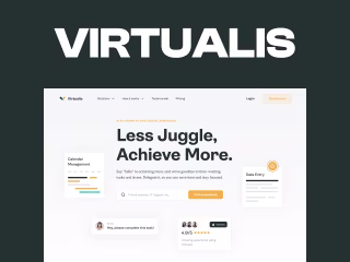 Virtualis — Remote Virtual Assistants Landing Page