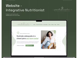 Website - Integrative Nutritionist on Behance