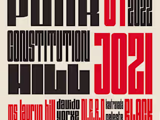 AfroPunk Poster Graphic Design Project