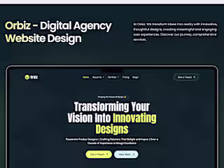 Digital Agency Website Redesign