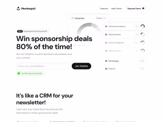 Membergrid - Product & Webflow