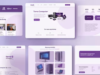 Terra Computer - web design