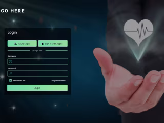 Medical Login Screen