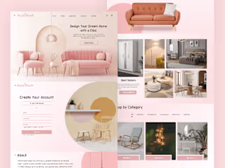 Aura Nook - WebDesign- UI/UX design - Landing Page