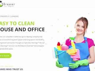 Web design for Cleaning Company