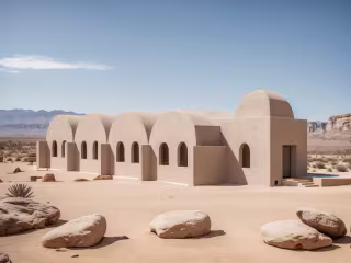 Restaurant concept in Egypt's desert