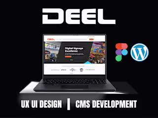 Digital Signage Company Website UI/UX Design & CMS Development
