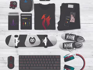 Octa Core Game Studio Product Illustration & Design