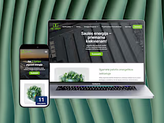 Web development for renewable energy company