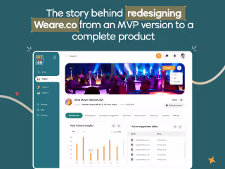 The story behind  redesigning Weare.co SaaS Product