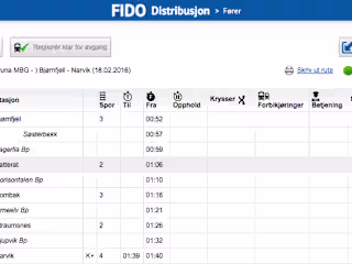 FIDO - Operational announcements for traffic information
