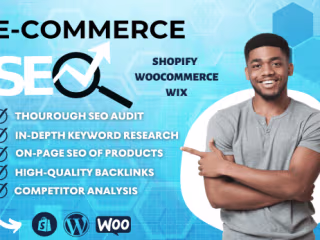 eCommerce SEO of Shopify, wix, and Woocommerce