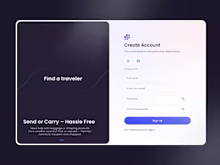 Sign Up & Login UI