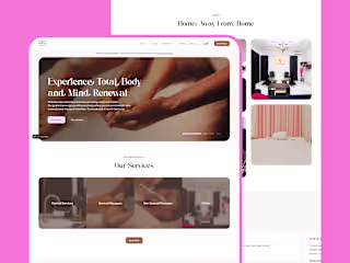 Web & UI/UX Design for The Bonito Spa