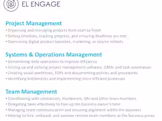 Digital Business Management - Team Hiring