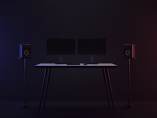 Music Brand Landing Page Visuals