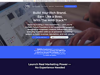 The MRB Stack™ Future Founders Website Design
