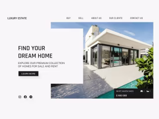 Landing page | Real Estate 
