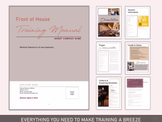 Food & Beverage Training Manual