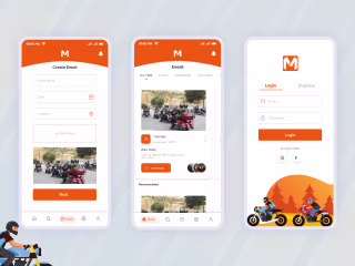 Biker's Event  - Application Design and Development