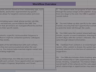 CRM & Pipeline Management Workflow on Google Sheets