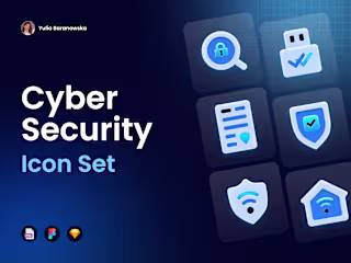 Cyber Security - Icon Set