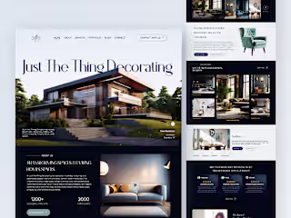 Just The Thing Decorating: Website Redesign
