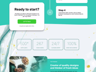 Web Design for a Wellness Coach Website