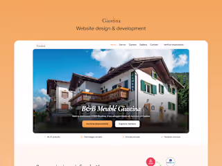 Framer Website for Meublé Giustina B&B