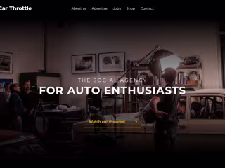 Car Throttle - Branding & Homepage