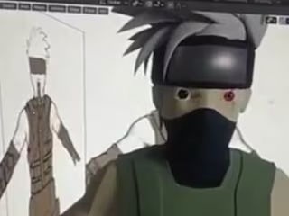 3D Modeling Kakashi Hatake (Naruto) in Blender