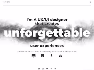Designer portfolio
