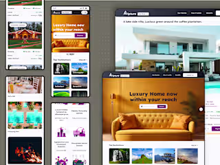 Landing Pages ‐ Projects montage