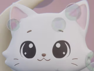 Nirodha Weerasinghe on Instagram: “Moon cat made in blender 🌕❤…