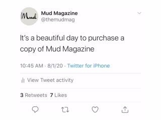 Twitter Manager - Mud Magazine
