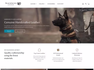 Shopify Website: Leather Shop 