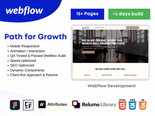 Webflow Development Project - Path for Growth