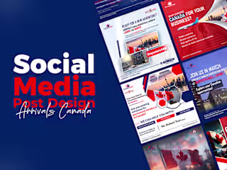 Arrivals Canada Social Media Design