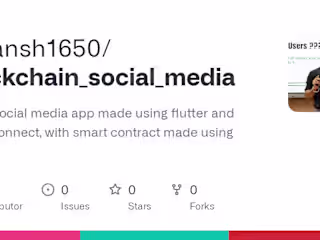 📲 Social Media Blockchain App