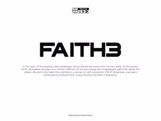 Branding & Packaging Design: FAITH3 - Fashion Apparel Brand